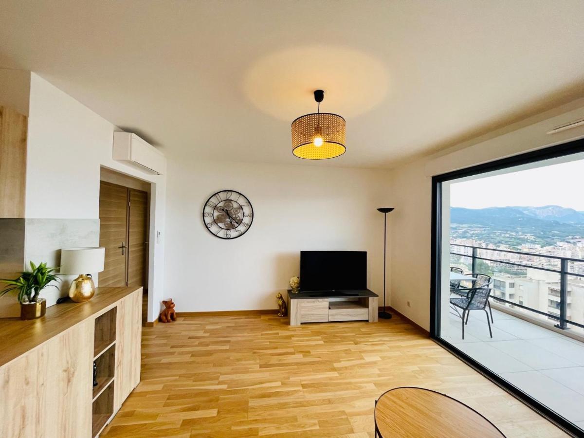 Ajaccio T2 Grand Standing Neuf Vue Mer Centre-Ville & Plages Luaran gambar